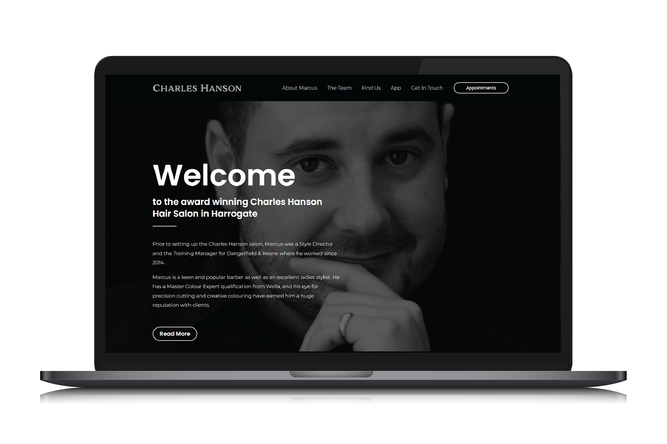 Webb Styling Hair Salon Web Design | WordPress Web Design UK | Charles Hanson